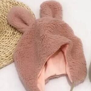 New warm toddler bunny ears hat